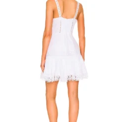 ROBE EOLDIE White -Pas Cher Tendricia Magasin CRIB WD69 V3