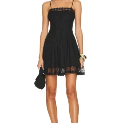 ROBE COURTE ORNELLA Black