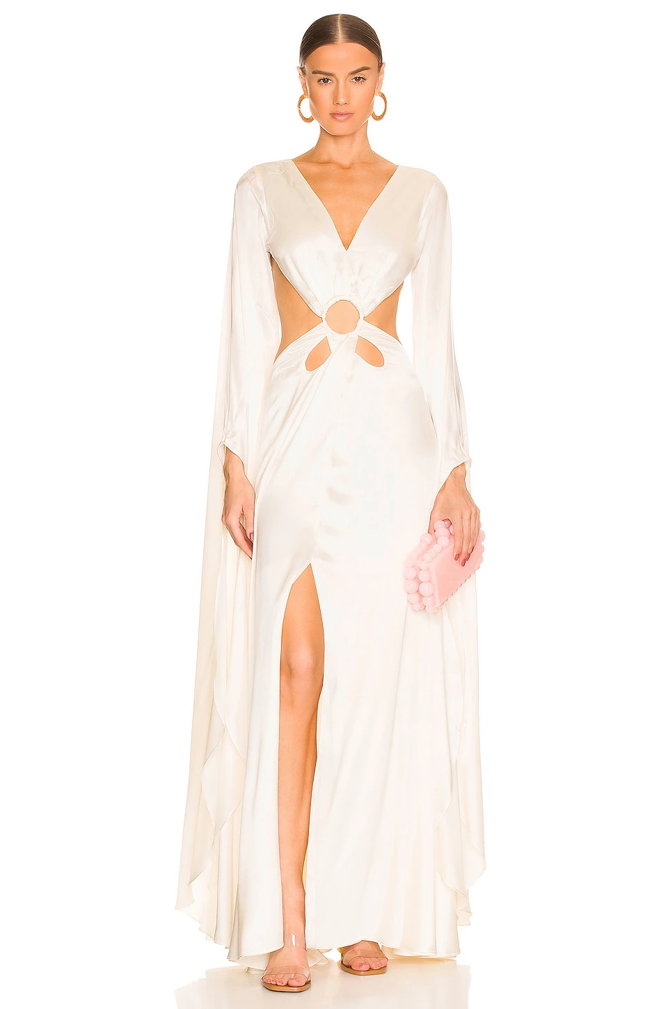 Cult Gaia ROBE DE SOIRÉE JASMIN Off White 4 Cult Gaia ROBE DE SOIRÉE JASMIN Off White – Image 2