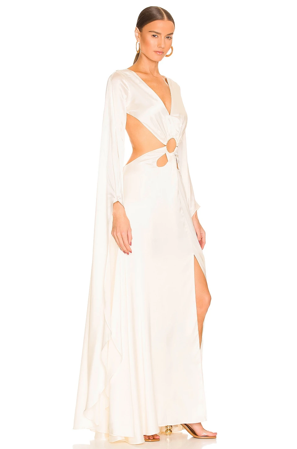 Cult Gaia ROBE DE SOIRÉE JASMIN Off White 5 Cult Gaia ROBE DE SOIRÉE JASMIN Off White – Image 3