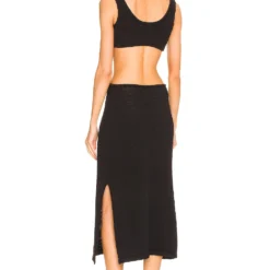 Cult Gaia ROBE MERT Black -Pas Cher Tendricia Magasin CULG WD107 V3