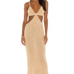 Cult Gaia ROBE MAXI SERITA Sand