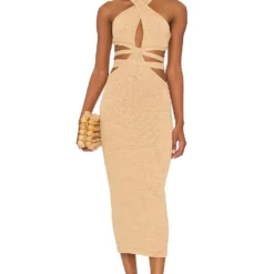 Cult Gaia ROBE AZIZA Black -Pas Cher Tendricia Magasin CULG WD131 V1