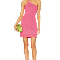 Cult Gaia ROBE PULL KENDALL Off White -Pas Cher Tendricia Magasin CULG WD204 V1