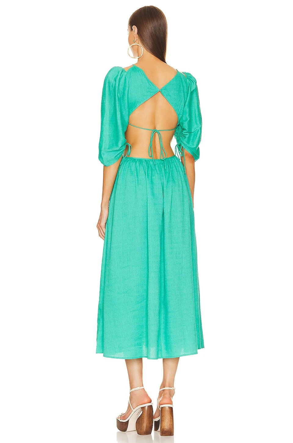 Cult Gaia ROBE CHARLIZE Erba Nubby Faille 6 Cult Gaia ROBE CHARLIZE Erba Nubby Faille – Image 4