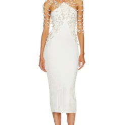 Cult Gaia ROBE CECELIA Off White