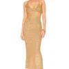 Cult Gaia ROBE SERITA Gold