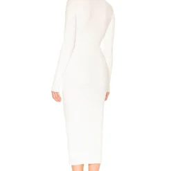 Dion Lee ROBE FIGURE 8 Ivory -Pas Cher Tendricia Magasin DIOR WD25 V4