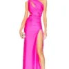 ROBE DE SOIRÉE RITA Fluo Pink -Pas Cher Tendricia Magasin DUNR WD22 V1