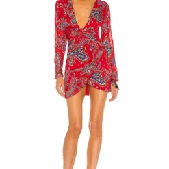 ROBE COURTE ZEPPELIN Red Paisley 8 ROBE COURTE ZEPPELIN Red Paisley -Pas Cher Tendricia Magasin DUNX WD17 V2