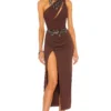 ROBE MI-LONGUE KATE Chocolate Brown -Pas Cher Tendricia Magasin DUNX WD5 V1