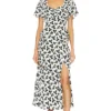 DIANE VON FURSTENBERG ROBE MI-LONGUE AURORA Graphic Flower Small Ivory 2 DIANE VON FURSTENBERG ROBE MI-LONGUE AURORA Graphic Flower Small Ivory -Pas Cher Tendricia Magasin DVF WD475 V1