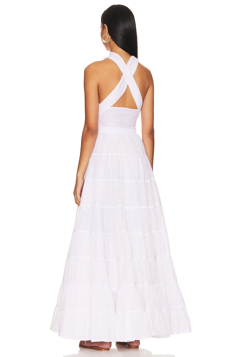 ROBE MAXI SELMA Pure White 5 ROBE MAXI SELMA Pure White – Image 3