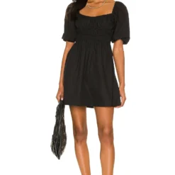 Faithfull The Brand ROBE MARINELLI Plain Black