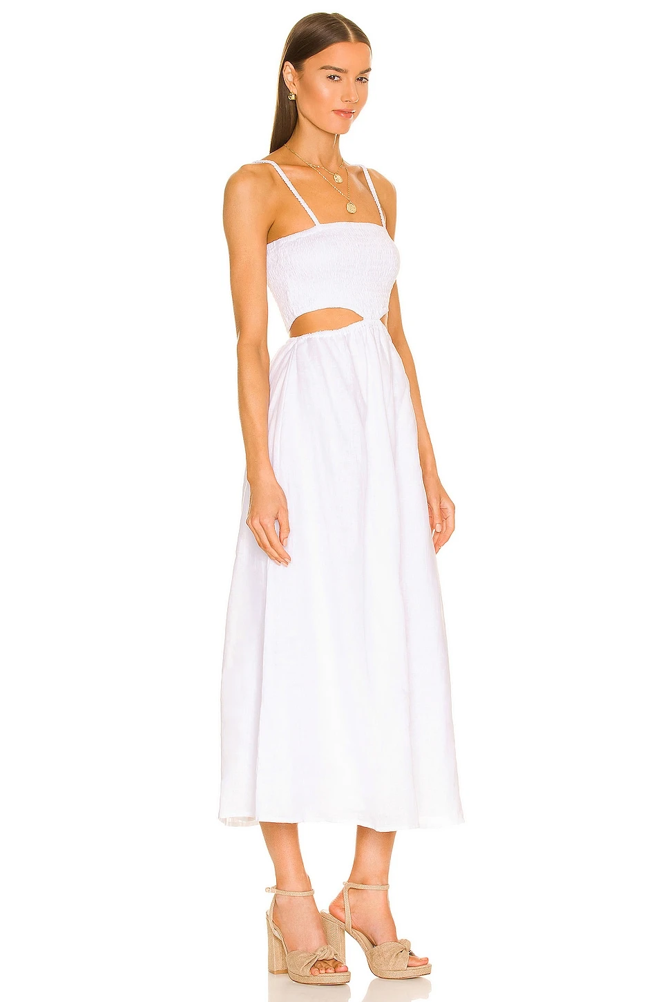 Faithfull The Brand ROBE TAYARI Plain White 4 Faithfull The Brand ROBE TAYARI Plain White – Image 2