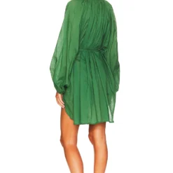 Faithfull The Brand ROBE LUCITA Dark Green -Pas Cher Tendricia Magasin FAIB WD524 V3