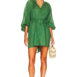 Faithfull The Brand ROBE LUCITA Dark Green -Pas Cher Tendricia Magasin FAIB WD524 V4