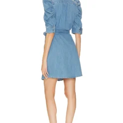 FRAME ROBE COURTE GILLIAN Bluebird 7 FRAME ROBE COURTE GILLIAN Bluebird -Pas Cher Tendricia Magasin FAME WD44 V3