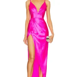 Fleur Du Mal ROBE CARACO MIDI DEEP PLUNGE OPEN BACK Deep Ocean -Pas Cher Tendricia Magasin FLER WD26 V1