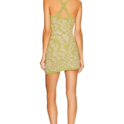 ROBE SIMONE Green -Pas Cher Tendricia Magasin FORL WD1045 V3