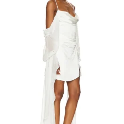 ROBE COURTE HARLOW White 6 ROBE COURTE HARLOW White -Pas Cher Tendricia Magasin FORL WD1139 V2