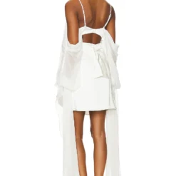 ROBE COURTE HARLOW White 7 ROBE COURTE HARLOW White -Pas Cher Tendricia Magasin FORL WD1139 V3