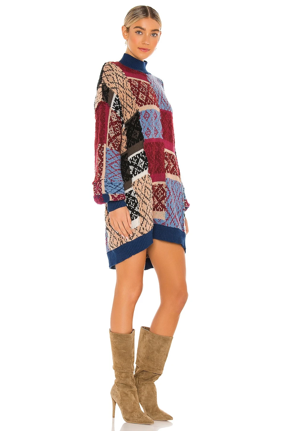 FREE PEOPLE ROBE PATCHED ARGYLE Ivy League Combo 5 FREE PEOPLE ROBE PATCHED ARGYLE Ivy League Combo – Image 3