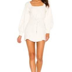FREE PEOPLE ROBE COURTE EMMALINE White