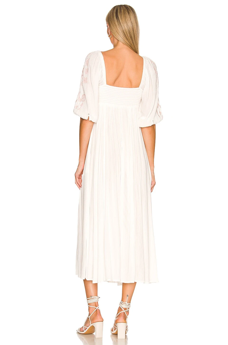 FREE PEOPLE ROBE MAXI WEDGEWOOD Ivory 5 FREE PEOPLE ROBE MAXI WEDGEWOOD Ivory – Image 3