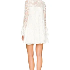 FREE PEOPLE ROBE AURELIA Ivory -Pas Cher Tendricia Magasin FREE WD2371 V3