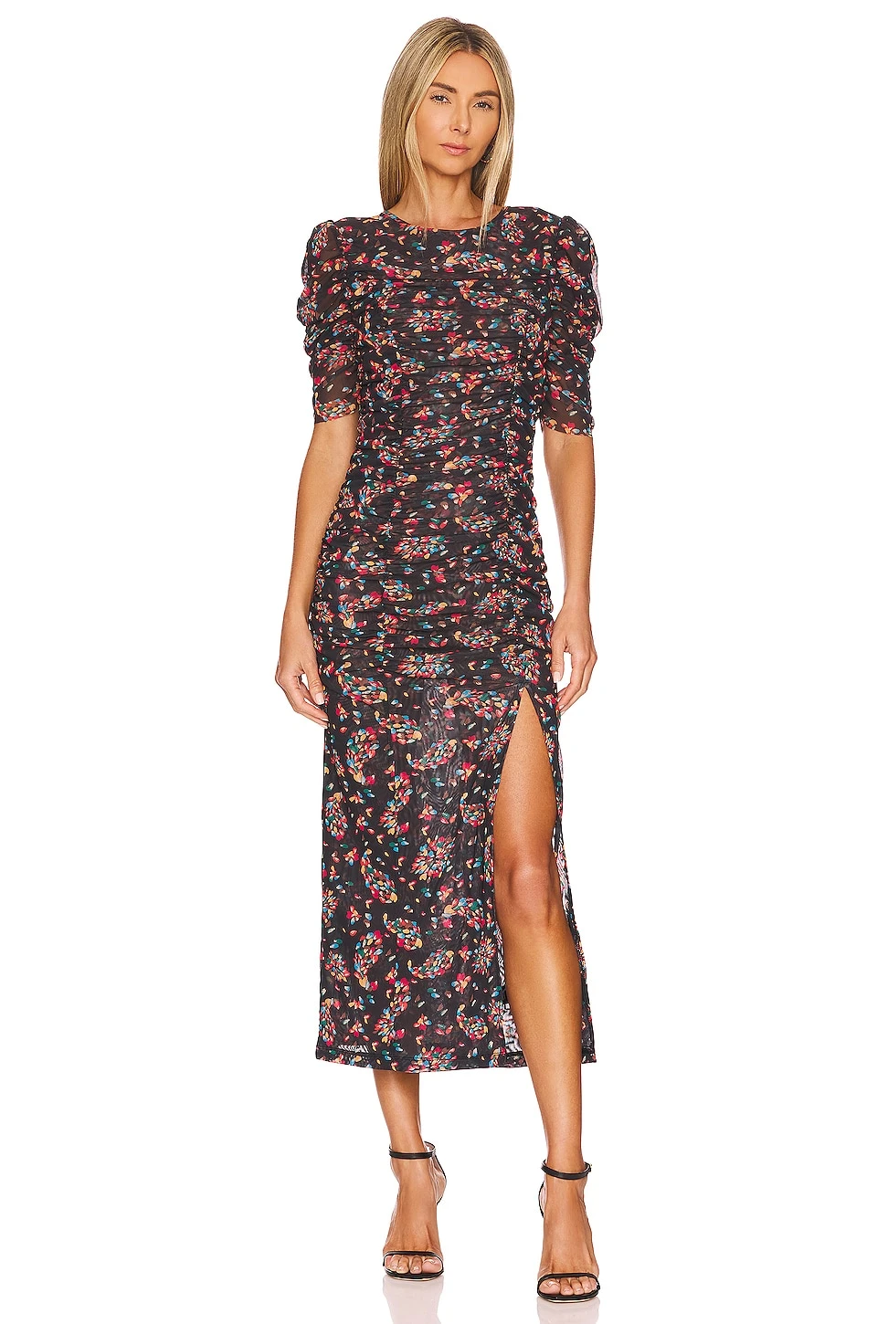 FREE PEOPLE ROBE MI-LONGUE BRIELLA Hot Pink Combo 8 FREE PEOPLE ROBE MI-LONGUE BRIELLA Hot Pink Combo – Image 6