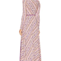 FREE PEOPLE ROBE MAXI PHOEBE Peach Combo -Pas Cher Tendricia Magasin FREE WD2434 V3