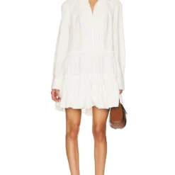FREE PEOPLE ROBE COURTE BILLIE Optic White -Pas Cher Tendricia Magasin FREE WD2454 V1 1