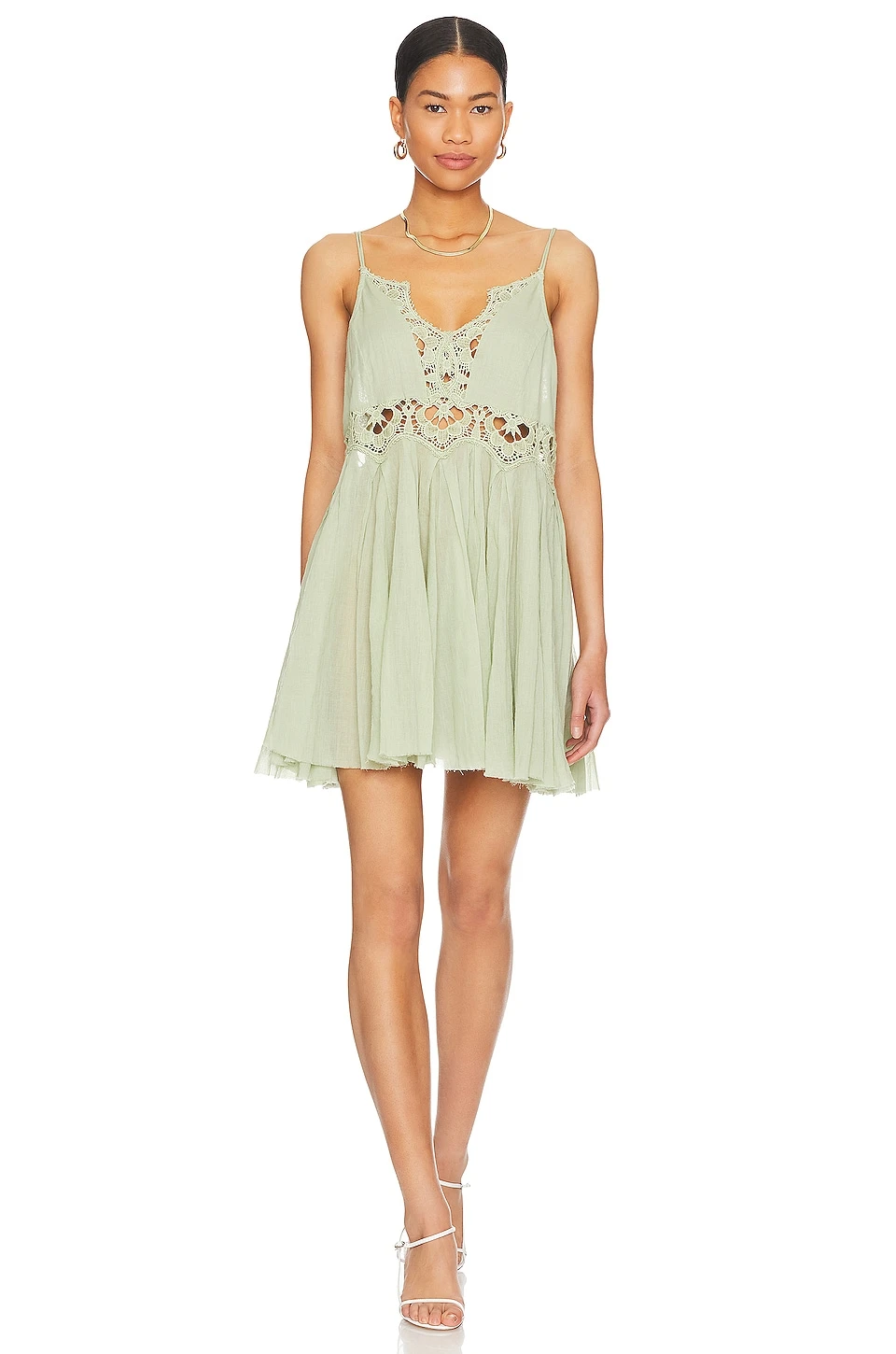 FREE PEOPLE ROBE CARACO ILEKTRA White 7 FREE PEOPLE ROBE CARACO ILEKTRA White – Image 5