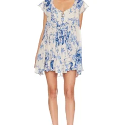 FREE PEOPLE ROBE SULLY Ivory Combo