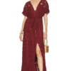 FREE PEOPLE ROBE MAXI COLETTE Cinnamon Brown -Pas Cher Tendricia Magasin FREE WD2520 V1