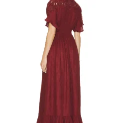 FREE PEOPLE ROBE MAXI COLETTE Cinnamon Brown 8 FREE PEOPLE ROBE MAXI COLETTE Cinnamon Brown -Pas Cher Tendricia Magasin FREE WD2520 V3