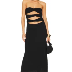 FREE PEOPLE ROBE EMBRACE Black