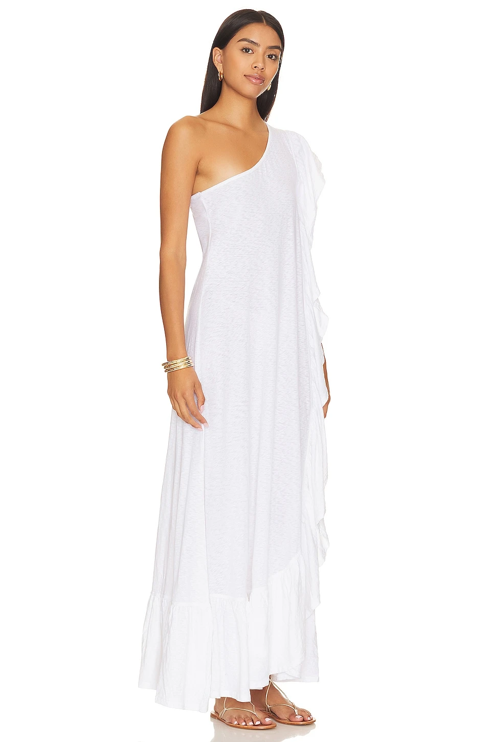 FREE PEOPLE ROBE MAXI ELISA Ivory 4 FREE PEOPLE ROBE MAXI ELISA Ivory – Image 2
