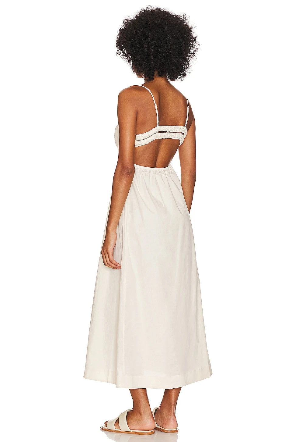 FREE PEOPLE ROBE MI-LONGUE FIFI Ivory 5 FREE PEOPLE ROBE MI-LONGUE FIFI Ivory – Image 3