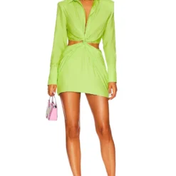 ROBE COURTE TOKAI Bright Green -Pas Cher Tendricia Magasin GAUR WD85 V1 1