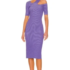 ROBE MI-LONGUE TWOTONE Aster Purple