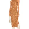 ROBE MI-LONGUE PALOMA Cinnamon 2 ROBE MI-LONGUE PALOMA Cinnamon -Pas Cher Tendricia Magasin HEAR WD299 V1