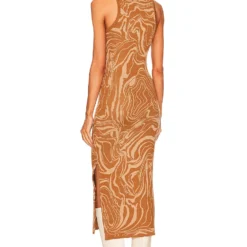 ROBE MI-LONGUE PALOMA Cinnamon -Pas Cher Tendricia Magasin HEAR WD299 V3