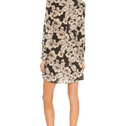 ROBE COURTE SUNDRA Sepia Floral 9 ROBE COURTE SUNDRA Sepia Floral -Pas Cher Tendricia Magasin HETR WD26 V4