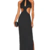 ROBE MAXI MONTE CARLO Black -Pas Cher Tendricia Magasin HETR WD60 V1