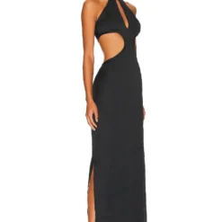 ROBE MAXI MONTE CARLO Black -Pas Cher Tendricia Magasin HETR WD60 V2