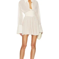 ROBE SHEER MINI Cream