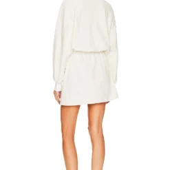 ROBE Off White 8 ROBE Off White -Pas Cher Tendricia Magasin HLSA WD2 V3