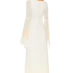 ROBE ANNE Ivory & Peach Multi 7 ROBE ANNE Ivory & Peach Multi -Pas Cher Tendricia Magasin HOOF WD1003 V3